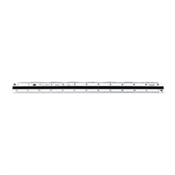 Triangle Lasticp 30cm Scale Metric Scale Ruler for Engineer